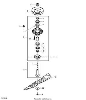 john deere x320 54 mower deck parts diagram