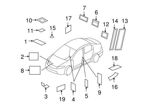 2006 honda civic body parts diagram