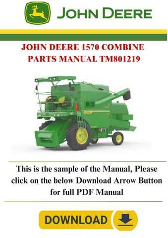 john deere combine parts diagram