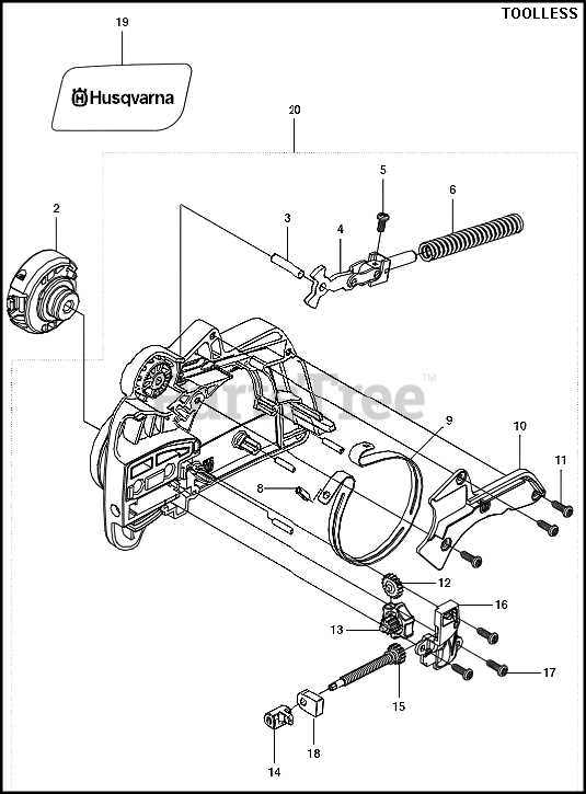 husqvarna 120 chainsaw parts diagram