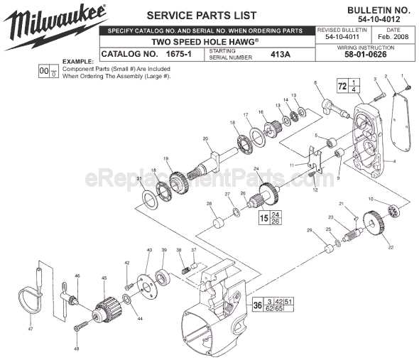 milwaukee right angle drill parts diagram