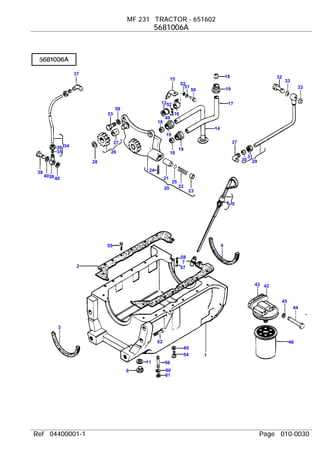 massey ferguson 231 parts diagram