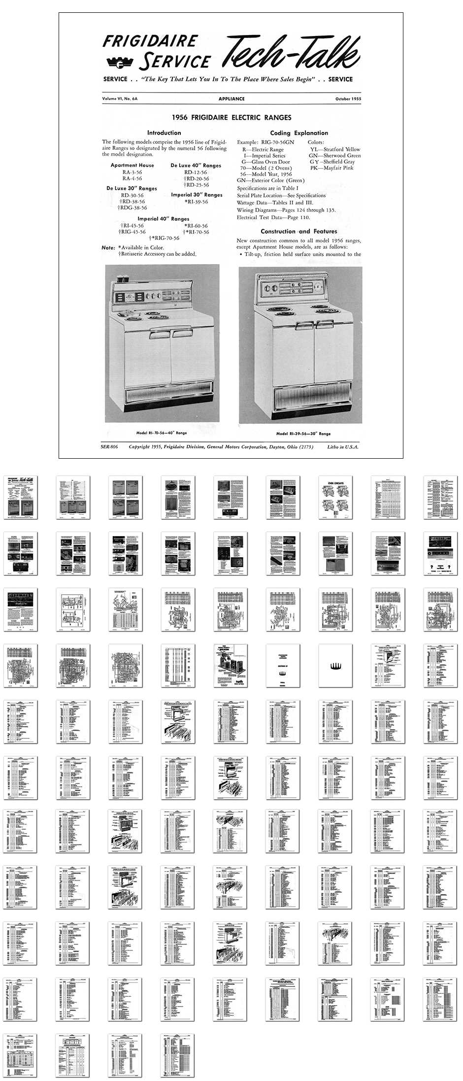 frigidaire oven parts diagram