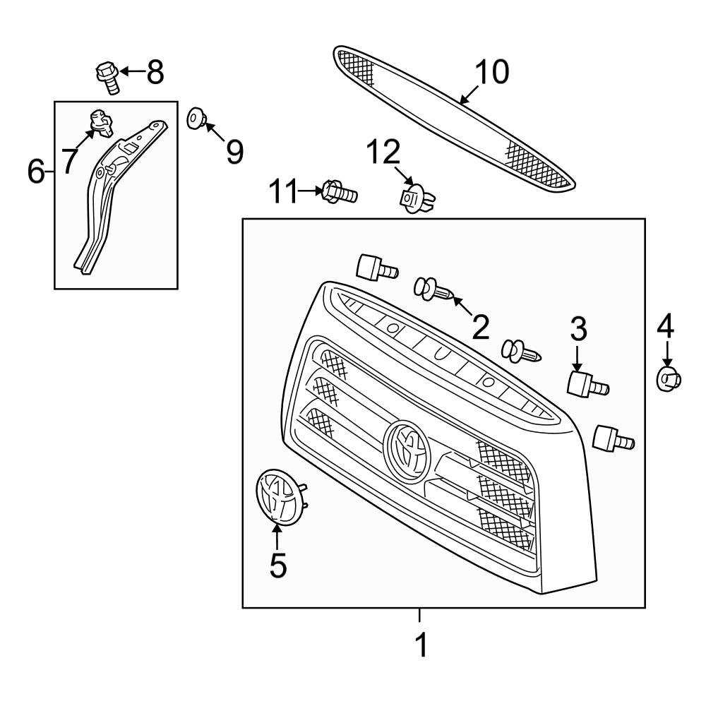 2007 tundra parts diagram