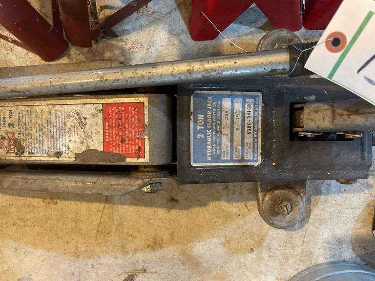 craftsman 2 ton floor jack parts diagram