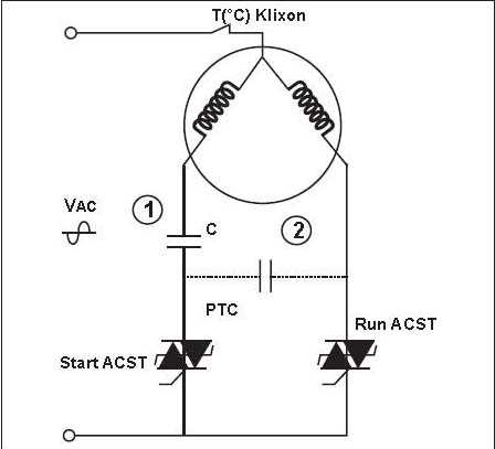 part winding start compressor wiring diagram