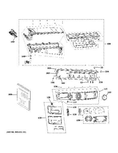 ge profile washer parts diagram