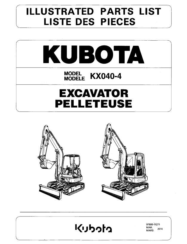 kubota parts diagram