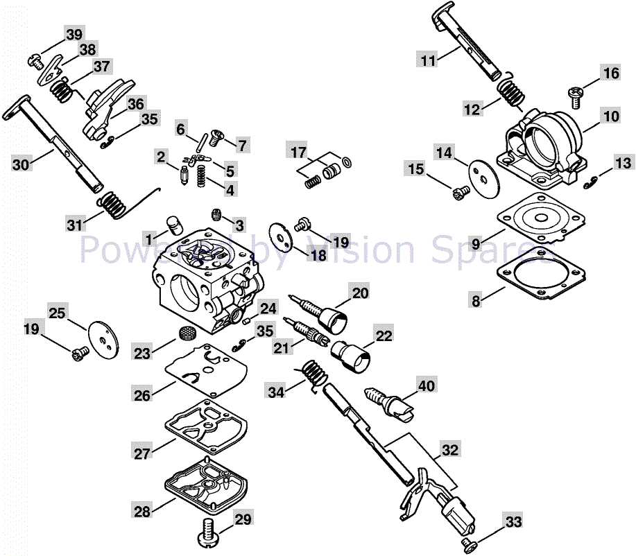 ms211 parts diagram