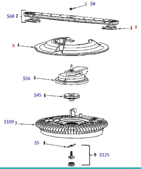 maytag quiet series 300 dishwasher parts diagram