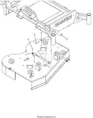 gravely mower deck parts diagram