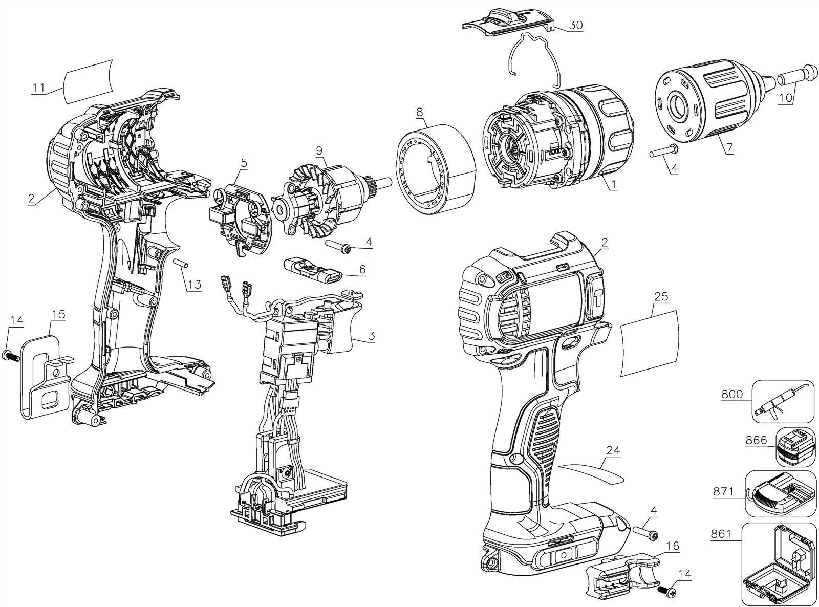 dewalt dws780 parts diagram