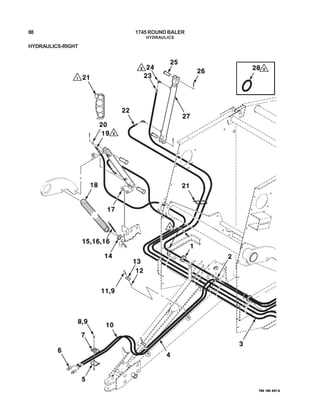 massey ferguson 9 baler parts diagram