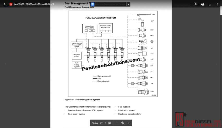 dt466e parts diagram