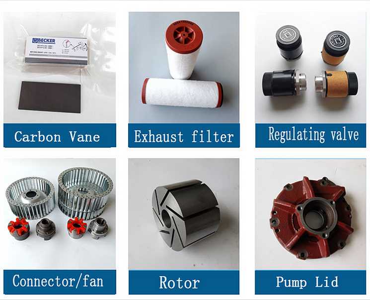 becker vacuum pump parts diagram