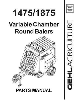 hay baler parts diagram