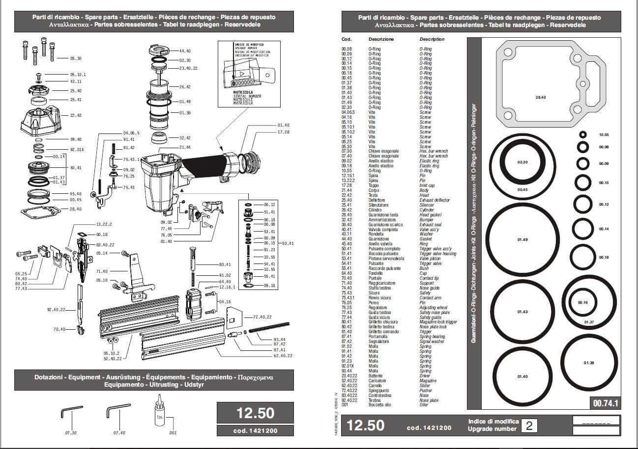 bostitch floor stapler parts diagram