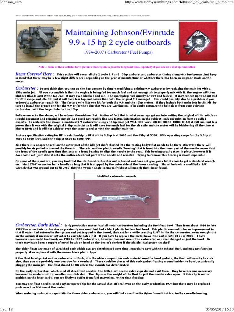 1977 evinrude 9.9 parts diagram