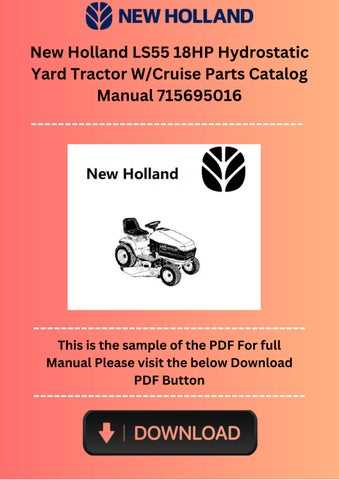 new holland ls55 parts diagram