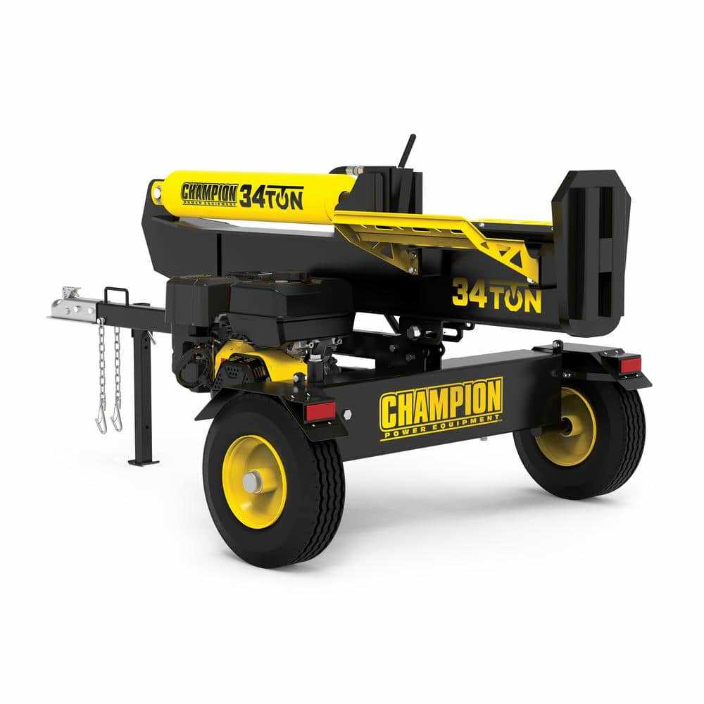 champion 27 ton log splitter parts diagram