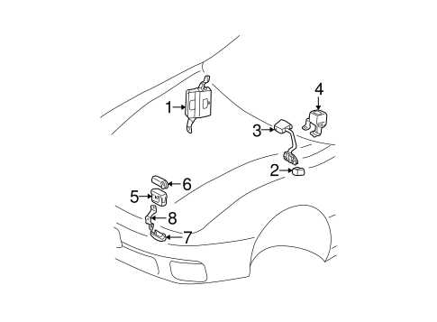 lexus es300 parts diagram