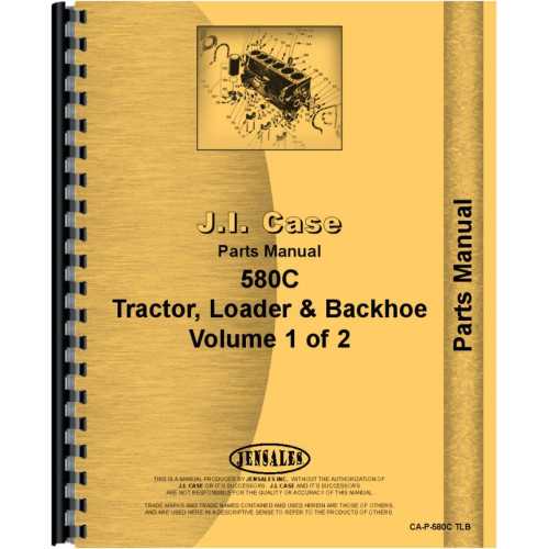 580c case backhoe parts diagram