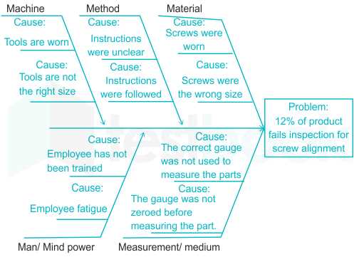 parts of a fishbone diagram