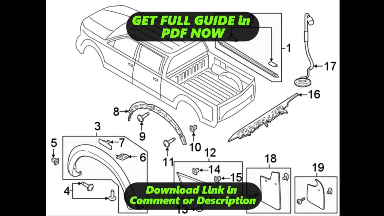 2007 ford f150 body parts diagram