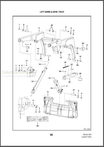 bobcat 463 parts diagram