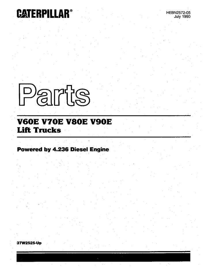 caterpillar cat forklift parts diagram