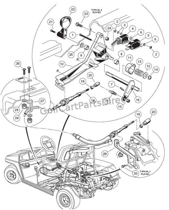 club car oem parts diagram