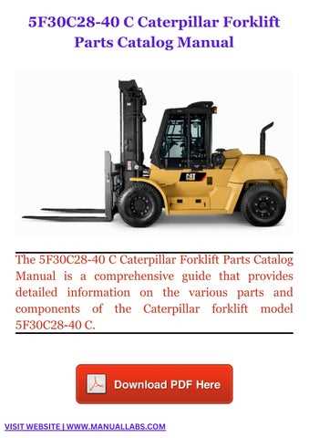 caterpillar cat forklift parts diagram