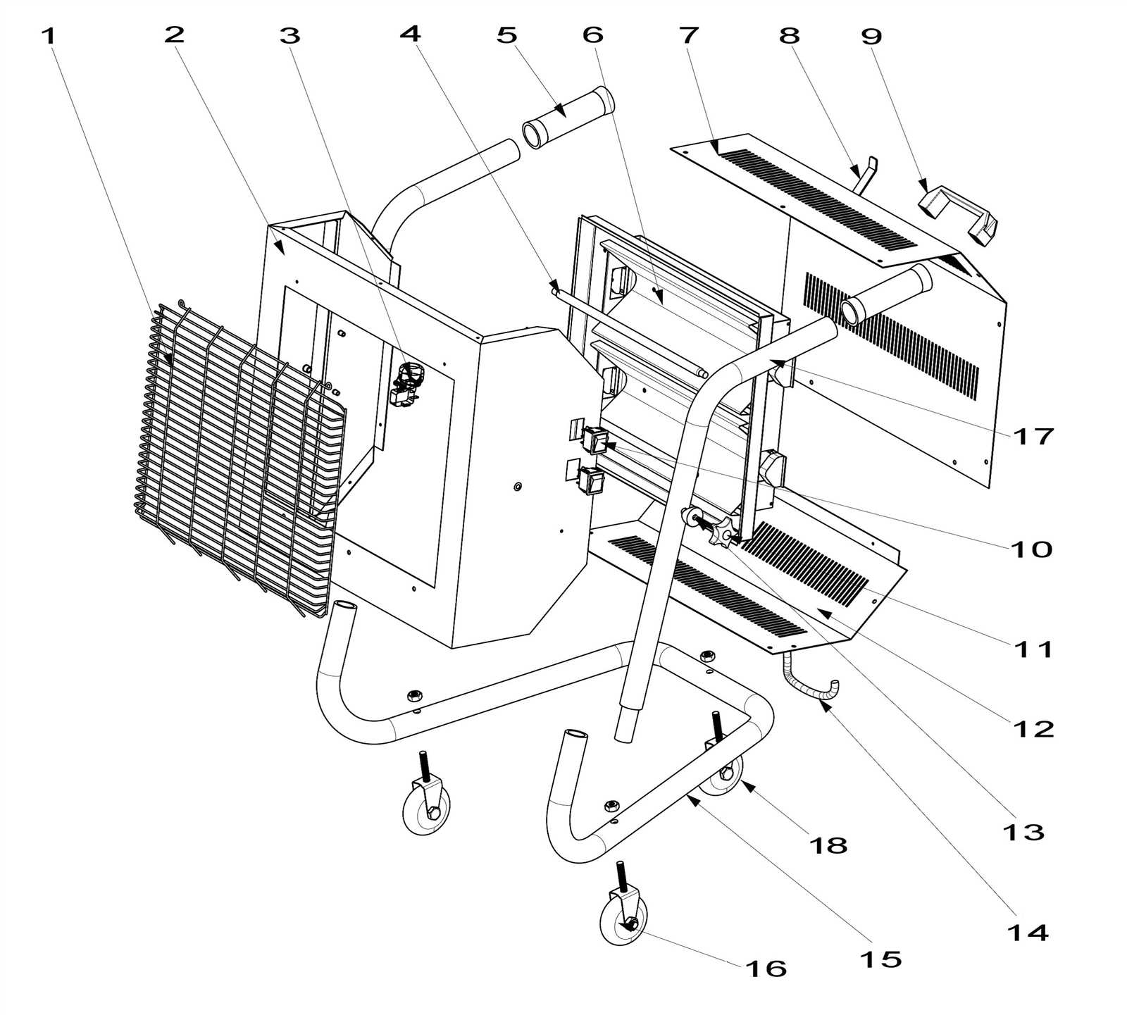 frigidaire ultra quiet iii parts diagram