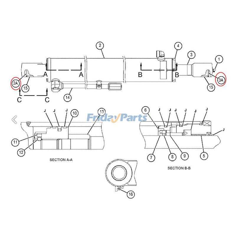 cat excavator parts diagram