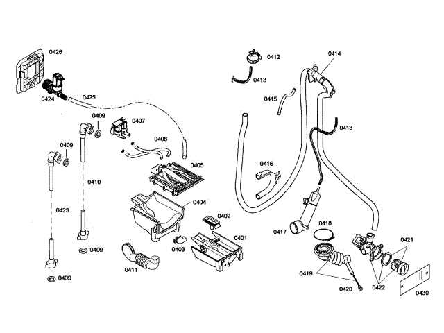 bosch axxis washer parts diagram