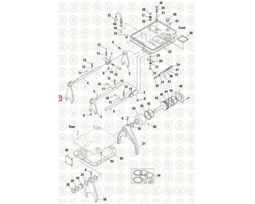 mack transmission parts diagram