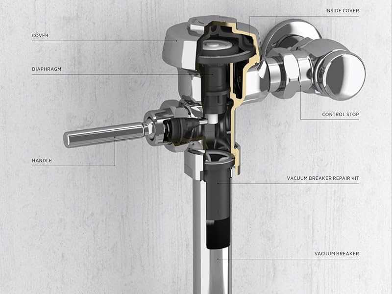 flushometer parts diagram