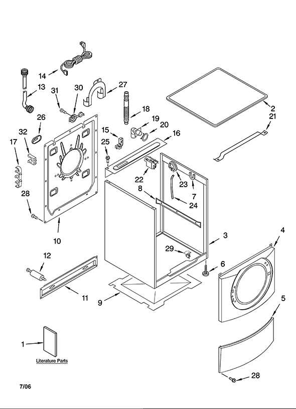 kenmore washing machine parts diagram