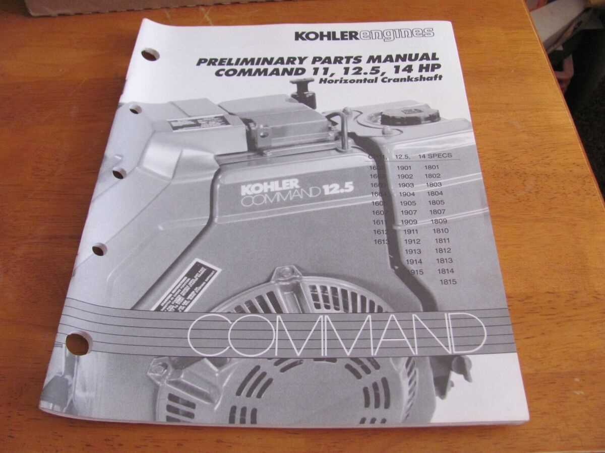 kohler command pro 14 parts diagram