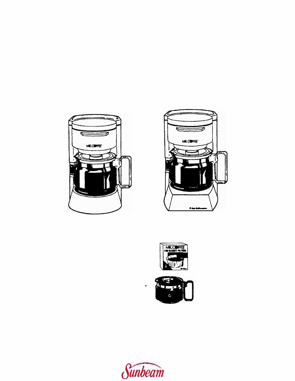 mr coffee coffee maker parts diagram