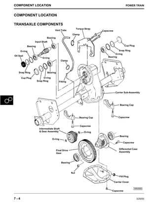 john deere gator 4x2 transmission parts diagram