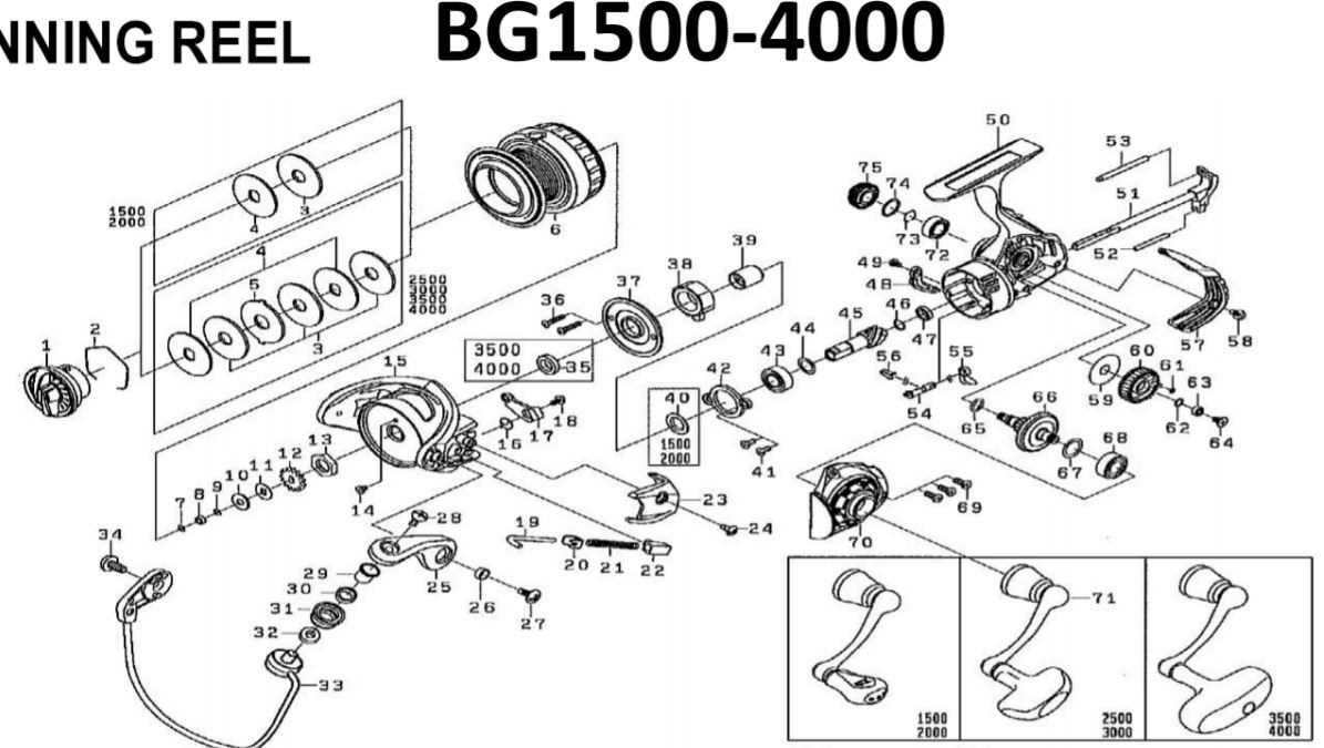 daiwa bg 4000 parts diagram