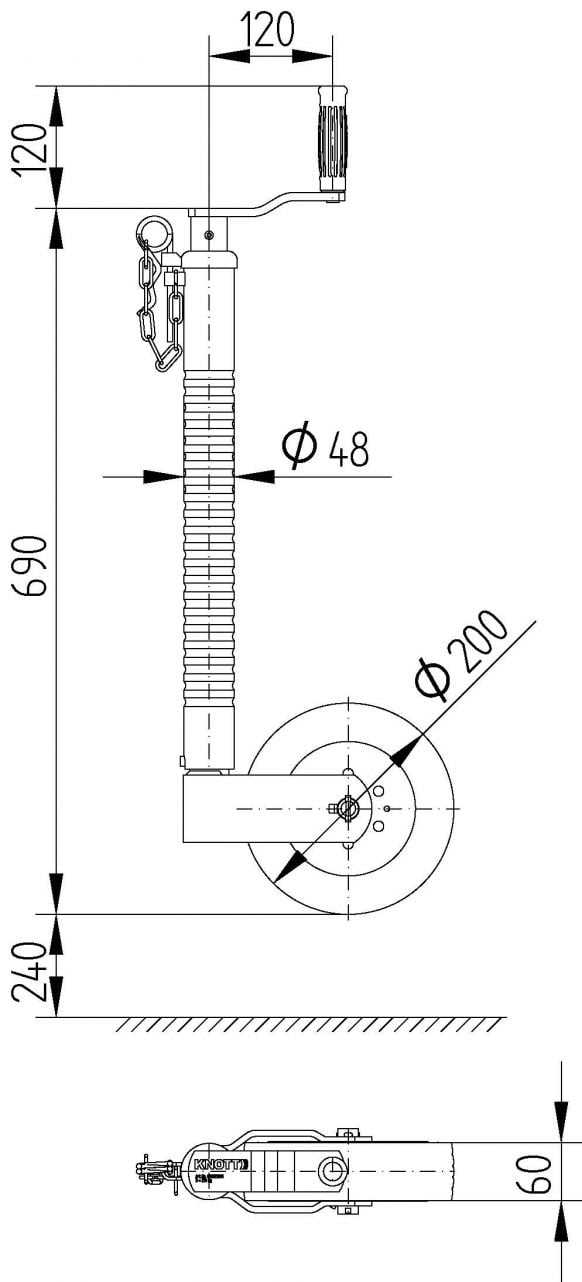 trailer wheel parts diagram