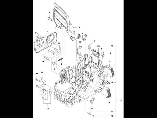 husqvarna 445 chainsaw parts diagram