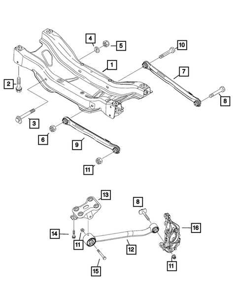 bmw rear suspension parts diagram