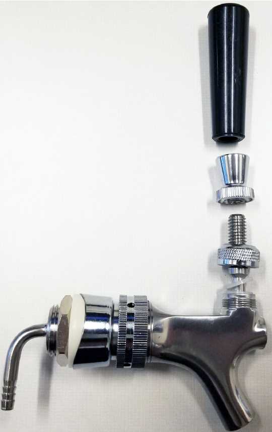 beer faucet parts diagram