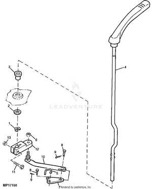 john deere 345 mower deck parts diagram