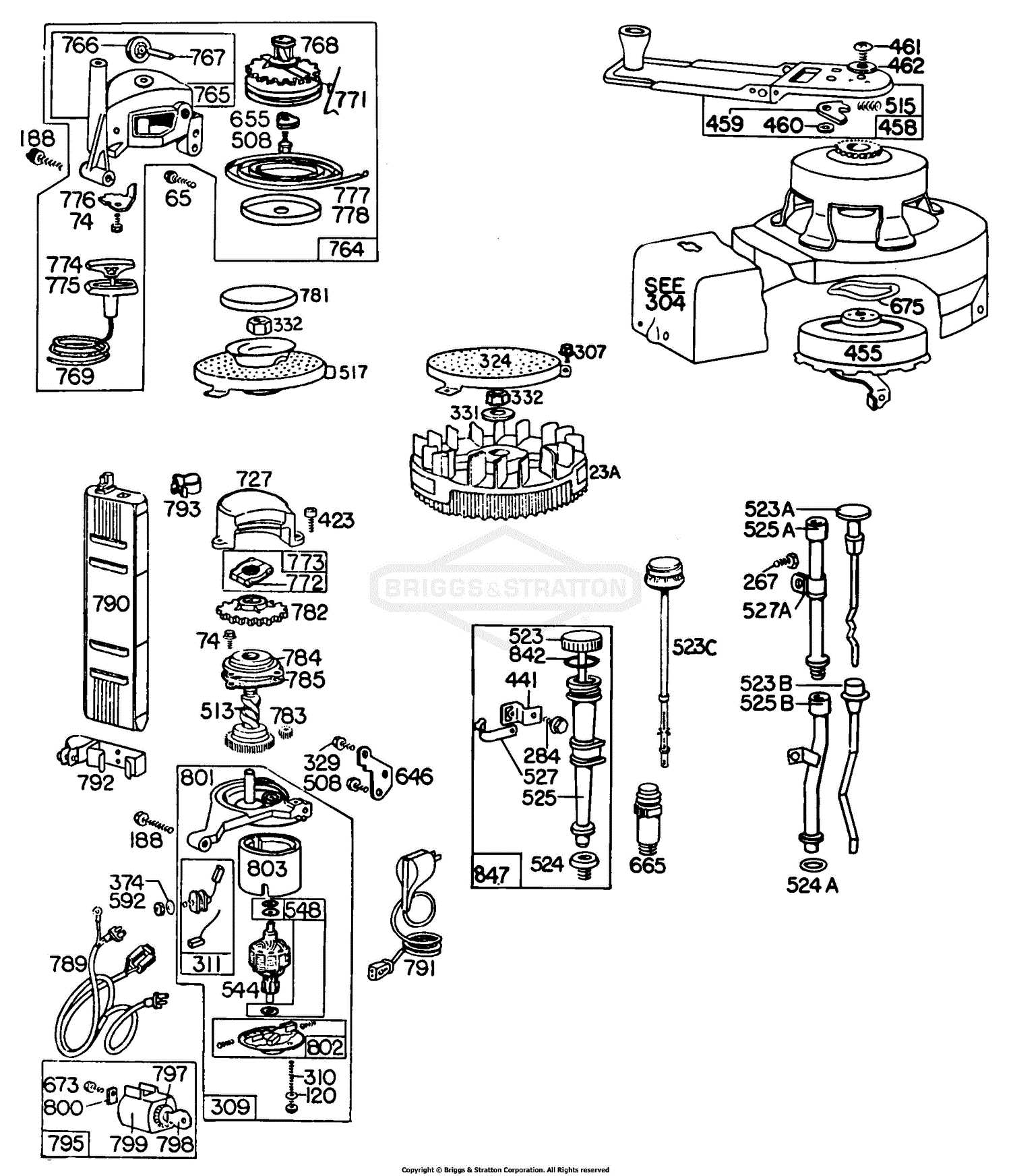 briggs stratton engine parts diagram