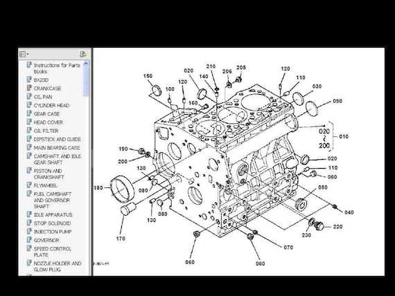 kubota bx2380 parts diagram