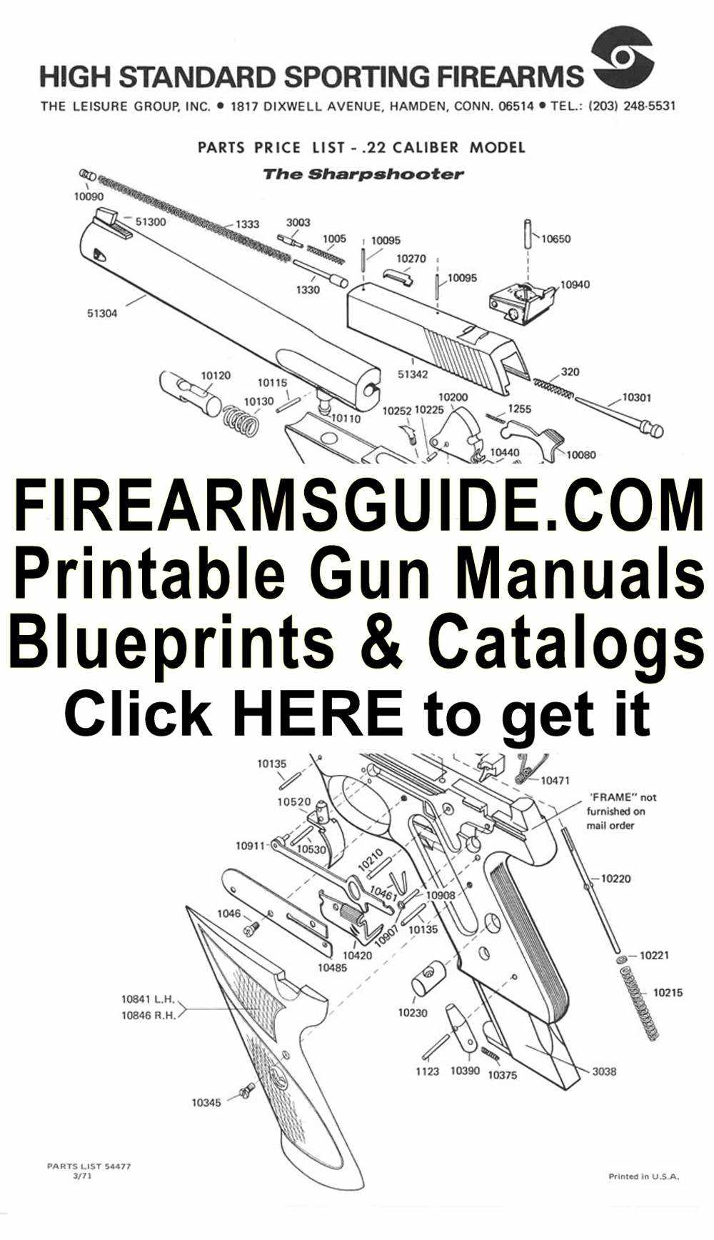 harris bipod parts diagram
